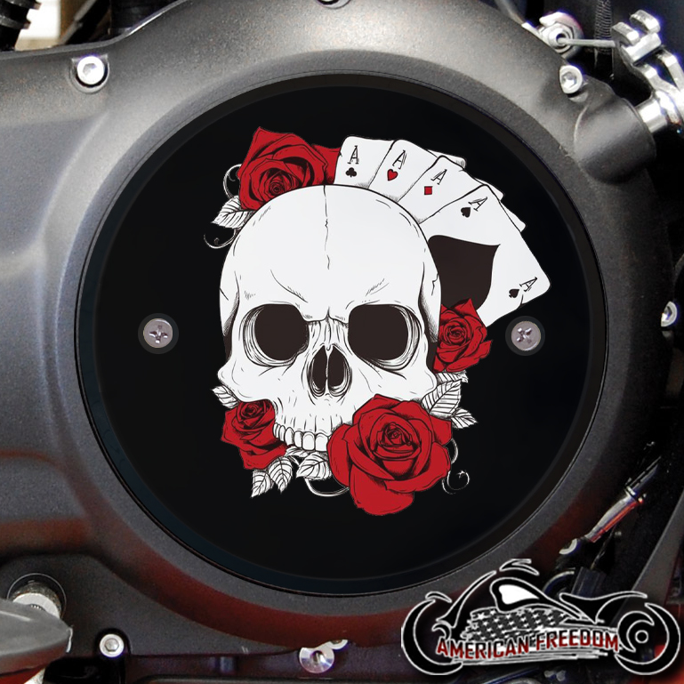 Victory Derby Cover - Skull Roses Cards